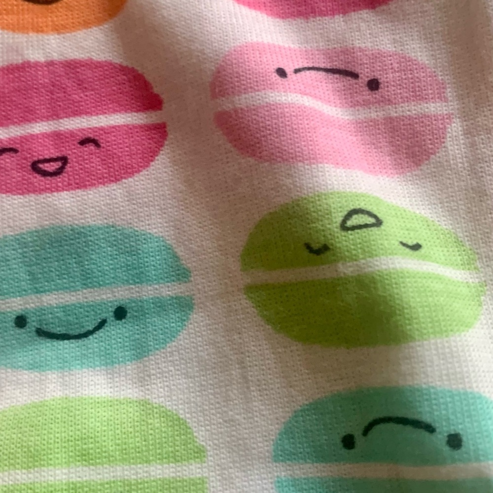 NWT/ by Lamaze . 5T Macarons  multicolor Kids Pajamas 100% pure Organic Cotton - Picture 6 of 7